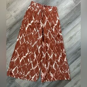 🌻 NWOT Simply Vera Vera Wang Terracotta Patterned Pants 🌻
